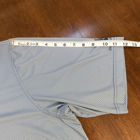 Turtleson Polo Golf Performance Shirt Chairman’s Cup Blue Diamond AOP Men's 2XL - Picture 7 of 9